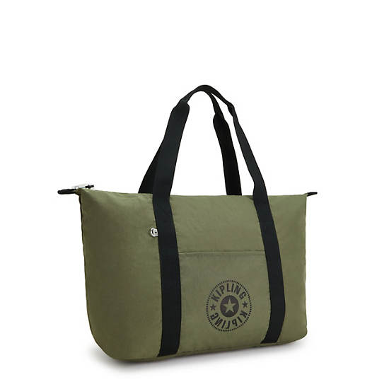 Bolso Tote Kipling Art Medium Lite Verde Oliva | MX 1452WN